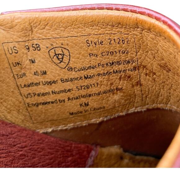 Ariat Leather Studded Clog Mules 9.5 B 21262 Strathmore Western Academia Casual - Picture 14 of 14